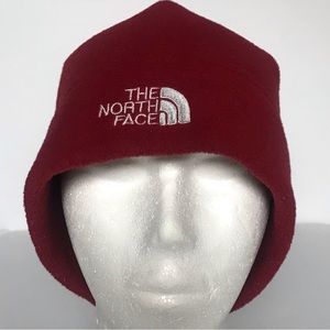 The North Face Polartec Fleece Unisex Burgundy Beanie Hat Early 2000’s